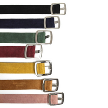 Load image into Gallery viewer, Colorful Suede Belt