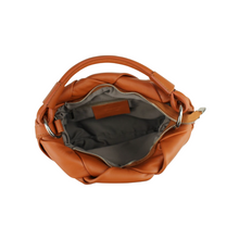 Load image into Gallery viewer, Woven Brown Leather Bag