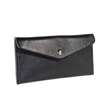 Load image into Gallery viewer, Button Wallet Black