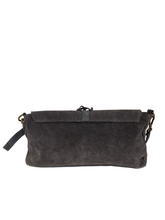 Load image into Gallery viewer, Thalia Suede Bag with Fringe Grey