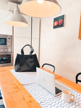 Load image into Gallery viewer, Black Tote Handbag