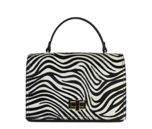 Load image into Gallery viewer, Zebra Leather Bag
