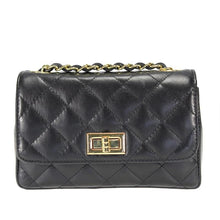 Load image into Gallery viewer, Small Black Leather Bag