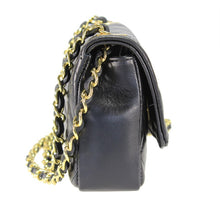 Load image into Gallery viewer, Small Black Leather Bag