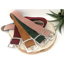 Load image into Gallery viewer, Colorful Suede Belt