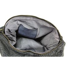 Load image into Gallery viewer, Vintage Inspired Leather Bag Black