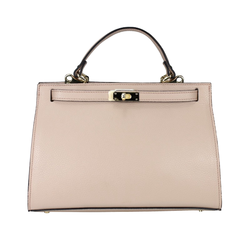 Alice Classy Leather Handbag Blush
