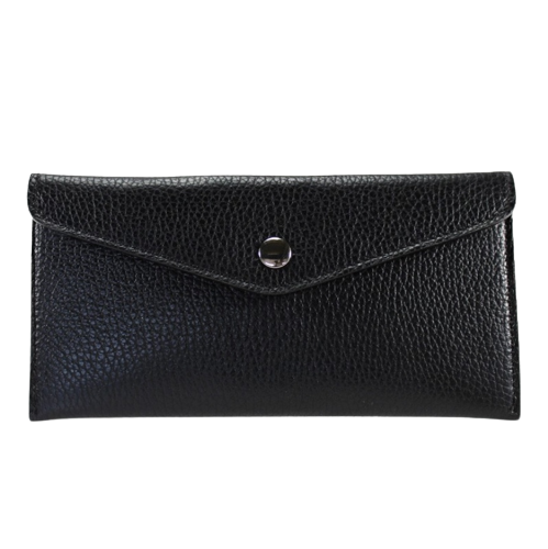 Button Wallet Black