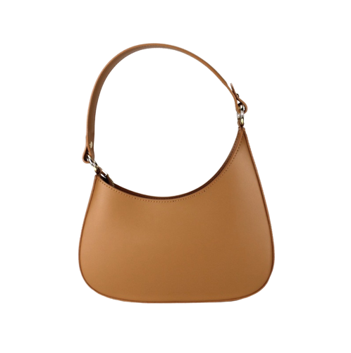 Chiara Crescent Bag Brown