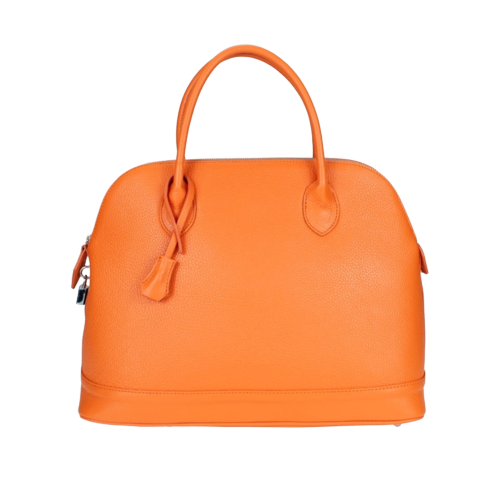 Ludovica Tote Handbag Orange
