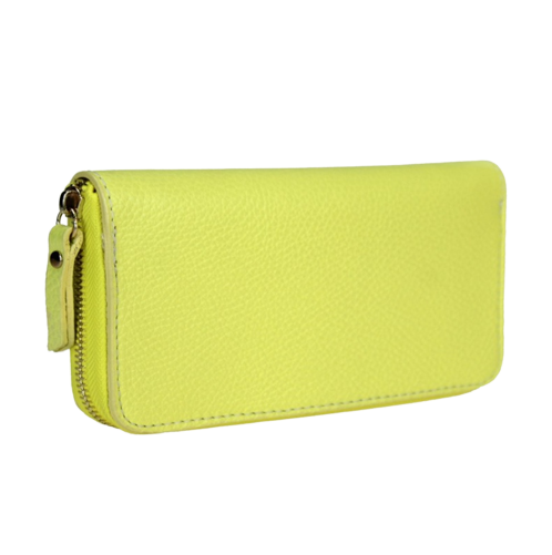 Zip Around Wallet Yellow