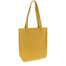 Load image into Gallery viewer, Stylish Yellow Leather Bag
