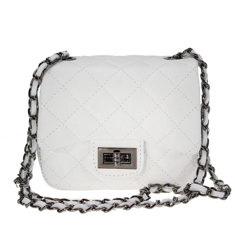 Emma Leather Bag White